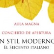 Concierto de Apertura del Aula Magna de la Facultad de Ciencias Exactas, Físicas y Naturales de la UNC.