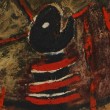 La artista cordobesa exhibe sus últimas producciones en pinturas y pinturas objeto, denominada "Aspectos sobre la pulsión del fragmento".