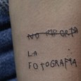 Destruir una fotografía para que pueda fluir como una idea en constante devenir. 