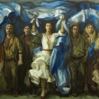 “LA CONSTITUCIÓN GUÍA AL PUEBLO” Exposición que propone mostrar el proceso creativo de Guillermo Roux para la realización de esta gran pintura.