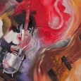 La artista, con su gran capacidad de abstracción, recrea en lienzo el espíritu mismo de la música, la vida misma.